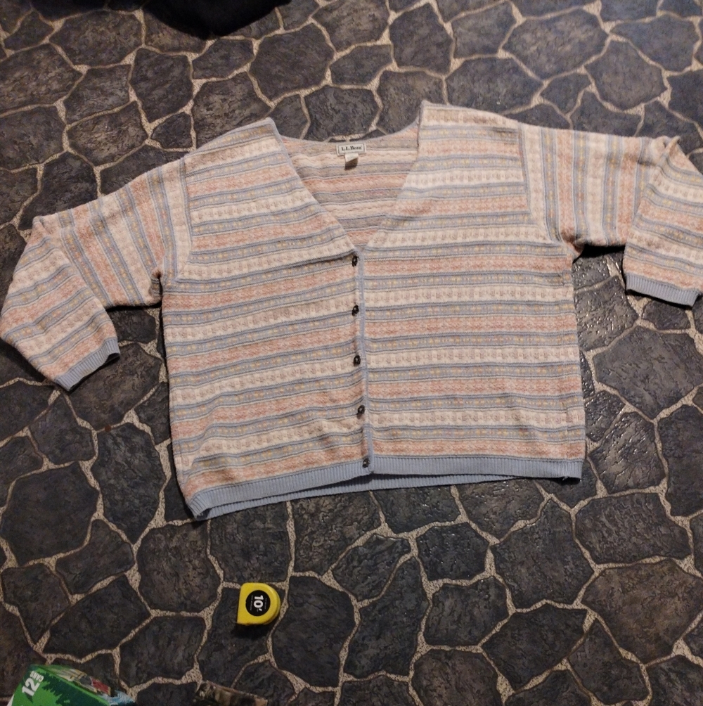 L.L Bean Cotton / Linen Blend Women's Sweater VINTAGE
